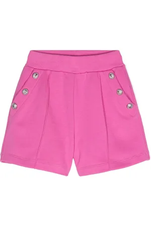 Balmain Embossed-buttons shorts