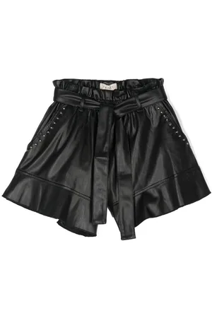 Twin-Set Stud-embellished flared shorts