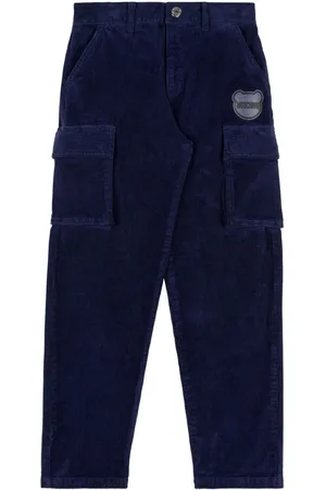 Moschino Logo-appliquéd cargo trousers