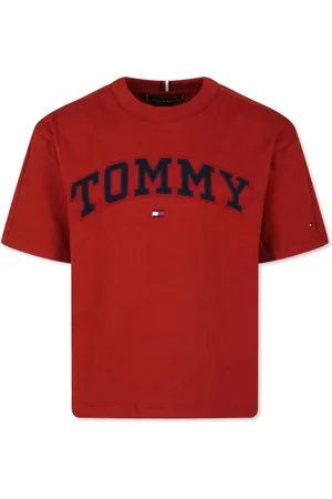 Tommy Hilfiger Varsity logo-embroidery T-shirt
