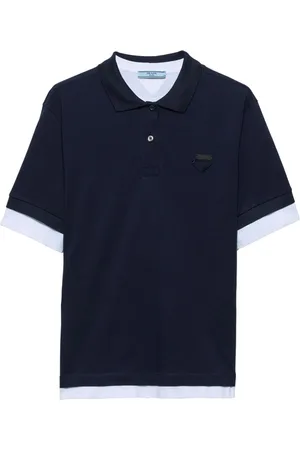 Prada Triangle logo polo shirt