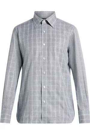Tom Ford Check-print cotton shirt