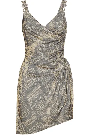 Philipp Plein Rhinestone-embellished mini dress
