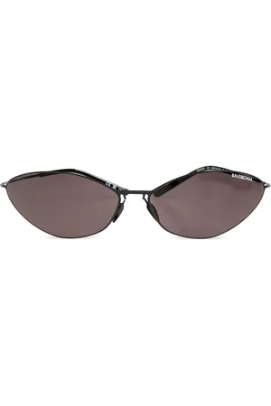 Balenciaga Logo-decal cat-eye sunglasses