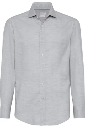 Brunello Cucinelli Plain long-sleeve shirt