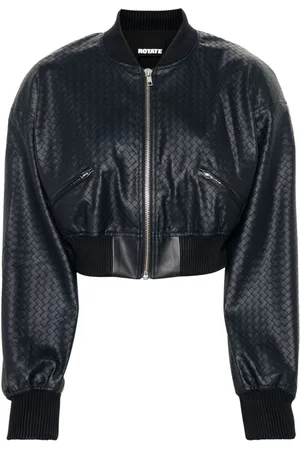 ROTATE Braided cropped jacket