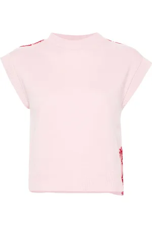 Marni Embroidered-logo knitted vest