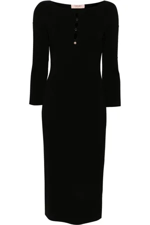 Twin-Set Cut-out knit dress
