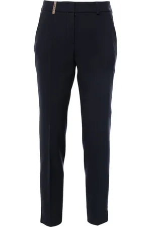 PESERICO SIGN Pressed-crease trousers