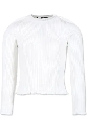 Balmain Logo-instarsia jumper