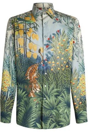 Etro Printed cotton shirt