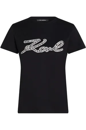 Karl Lagerfeld Bouclé Signature T-shirt