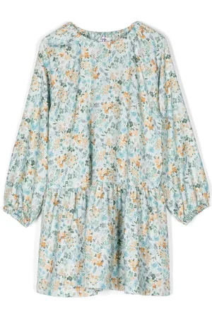 Il gufo Floral-print dress