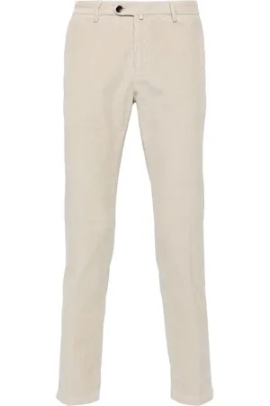 BRIGLIA Corduroy chino trousers