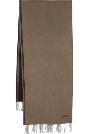 Ermenegildo Zegna Logo-appliqué scarf