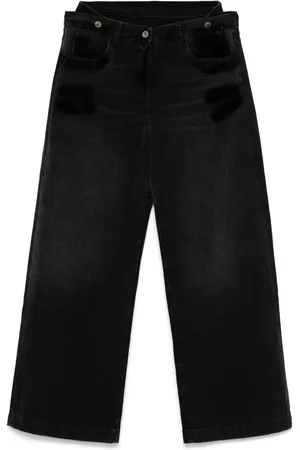 The Attico Layered-waist jeans