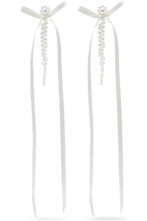 Simone Rocha Bow Ribbon Drip earrings