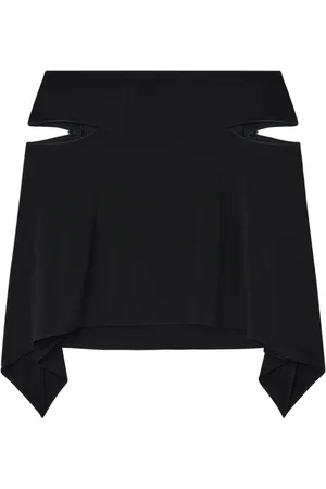 Courrèges Cut-out draped miniskirt