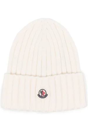 Moncler Logo-appliqué beanie hat