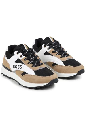 HUGO BOSS Logo-print panelled sneakers