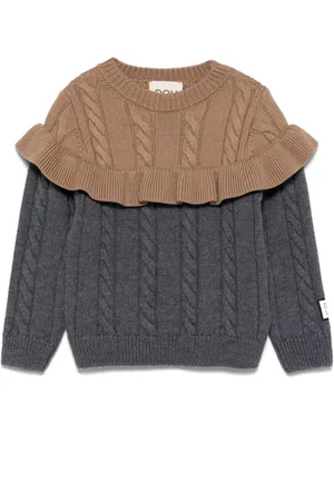 DOUUOD KIDS Cable-knit sweater