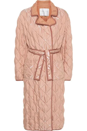 FORTE FORTE Sheen-effect quilted coat
