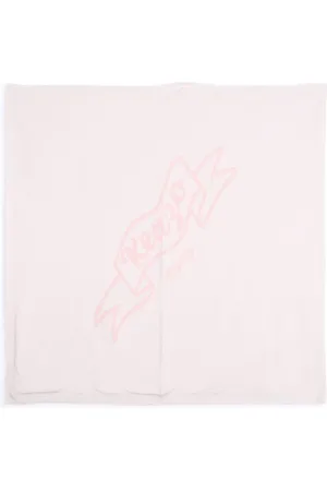 Kenzo Logo-intarsia blanket