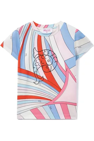 PUCCI Junior Iride-print T-shirt