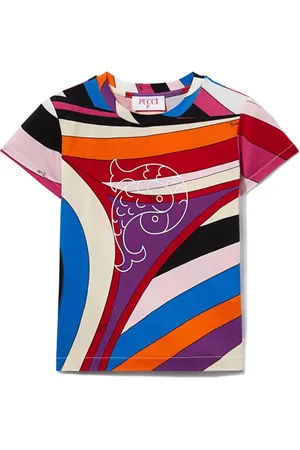 PUCCI Junior Iride-print T-shirt