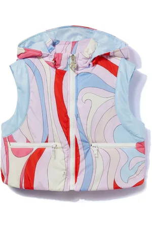 PUCCI Junior Marmo-print gilet