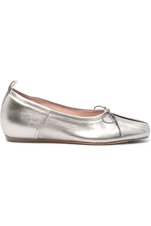 Simone Rocha Pleated toe ballerina shoes