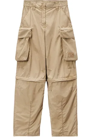Alexander Wang Panelled wide-leg cargo trousers