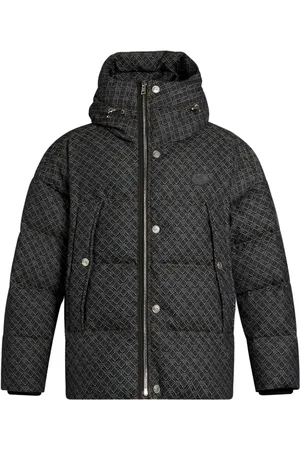 Etro Jacquard denim puffer jacket