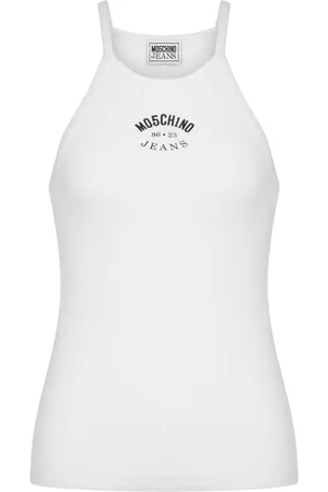 Moschino Cotton blend logo tank top