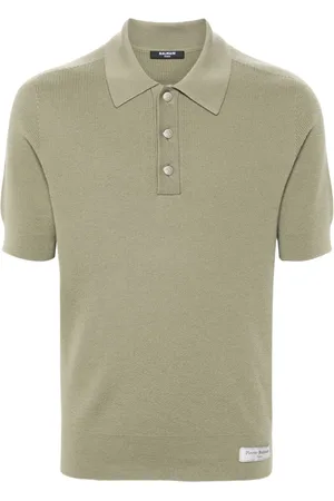 Balmain Short-sleeve merino polo shirt