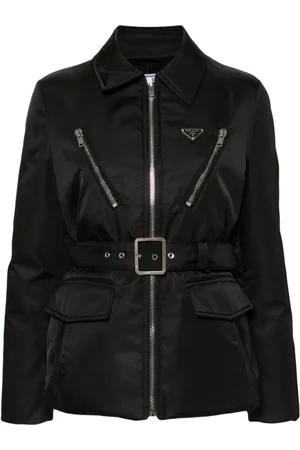 Prada Triangle-logo padded jacket