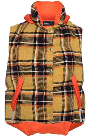 Kolor Checked puffer gilet