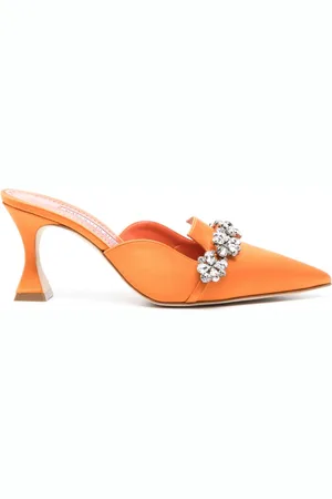 Manolo Blahnik 75mm Permu mules