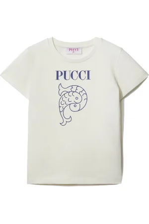PUCCI Junior Logo-print cotton T-shirt