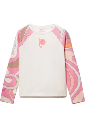 PUCCI Junior Marmo-print cotton T-shirt