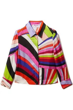PUCCI Junior Iride-print shirt