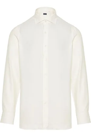 Finamore Spread collar shirt