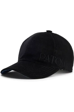 Patou Logo-embroidered corduroy cap