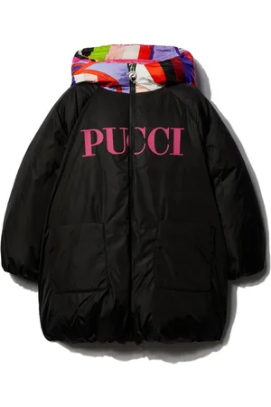 PUCCI Junior Logo-print puffer jacket