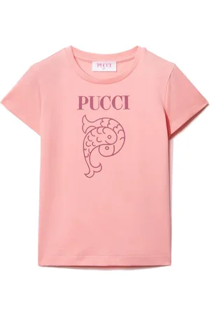 PUCCI Junior Logo-print cotton T-shirt