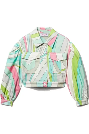 PUCCI Junior Iride-print jacket