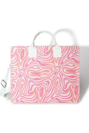 PUCCI Junior Marmo-jacquard denim changing bag