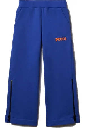 PUCCI Junior Logo-print cotton track pants