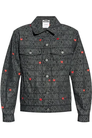 Moschino Jacquard-logo jacket