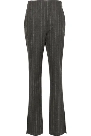 GENNY Pinstripe wool trousers